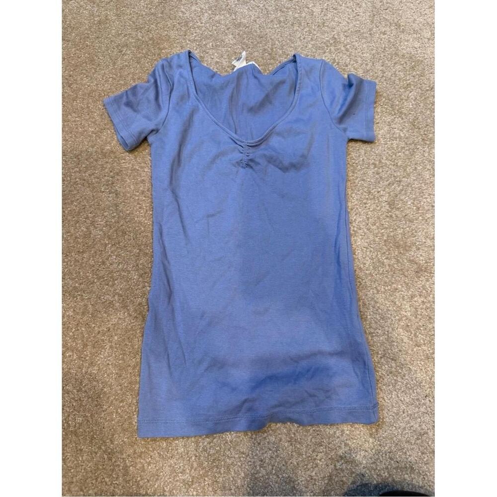 Label of Graded Goods Women's Blue Short Sleeve T-Shirt Size XS